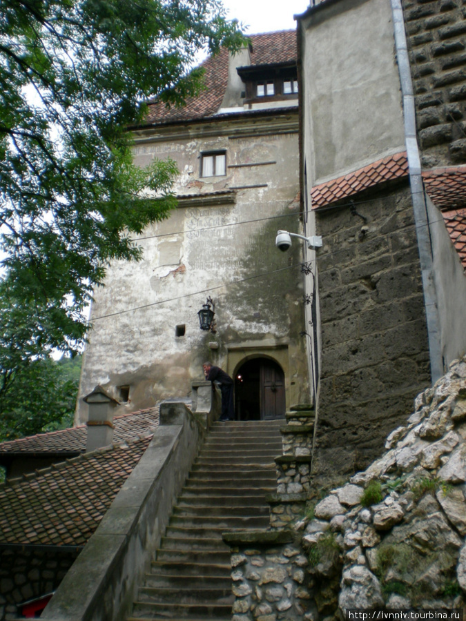 главный вход в замок Брашов, Румыния