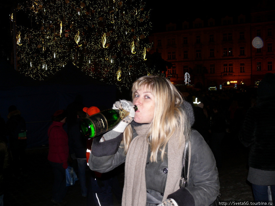 Новогодняя ночь 2011 в Праге. Прага, Чехия
