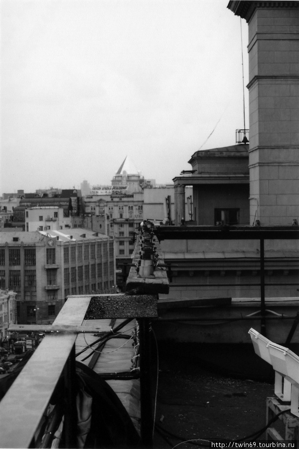 Вид с крыши гостиницы Москва. Москва, Россия