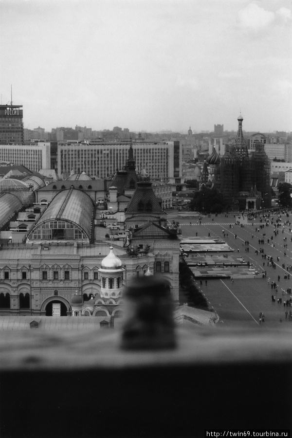 Вид с крыши гостиницы Москва. Москва, Россия