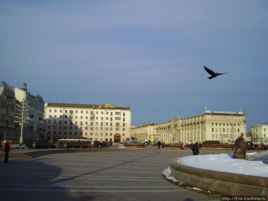 Минск. Пл. Незалежнасцi Минск, Беларусь