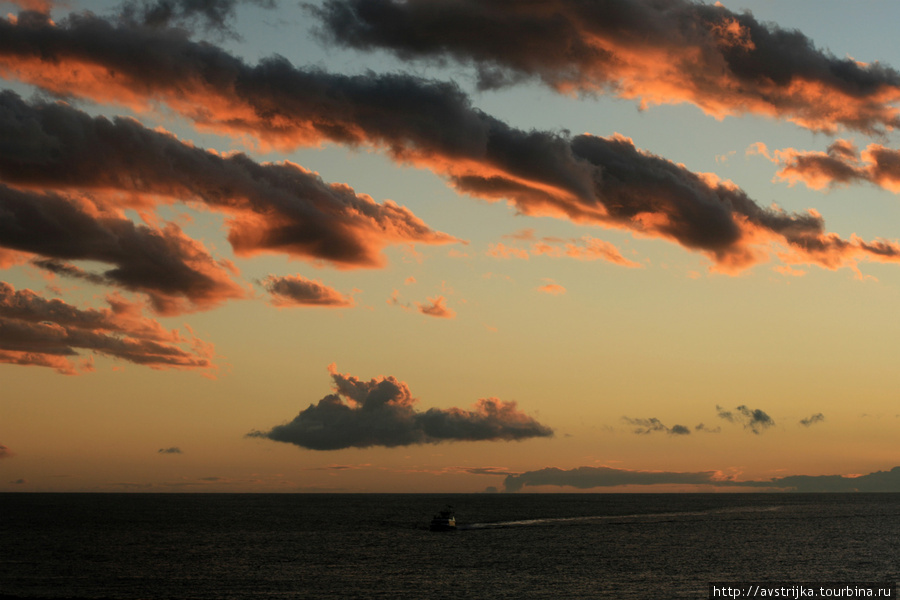 Закаты на острове Тенерифе Остров Тенерифе, Испания