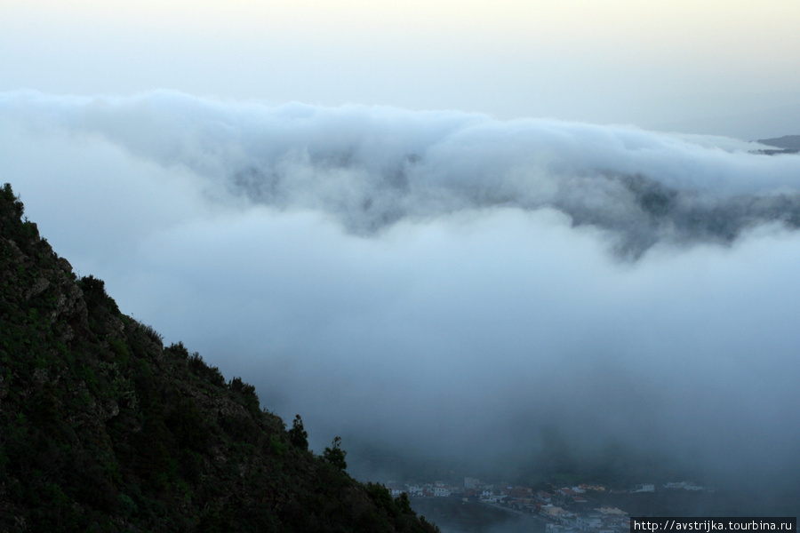 Закат на высоте более тысячи метров Тено-Альто, остров Тенерифе, Испания
