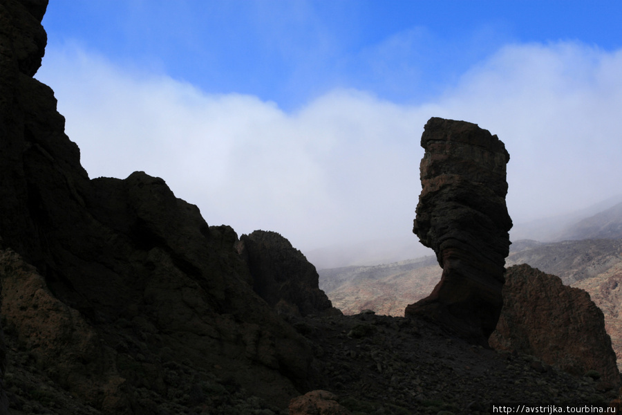 Палец Бога и другие творения вулкана Тейде Национальный парк Тейде, остров Тенерифе, Испания
