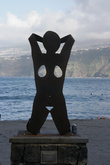 скульптура на набережной Пуэрто-де-ла-Крус