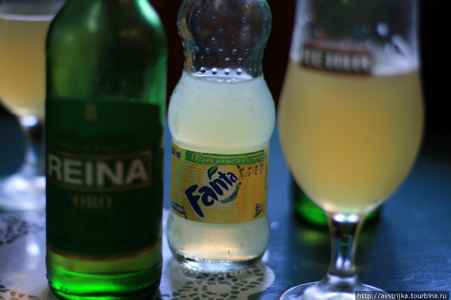 пиво часто смешивают с лимонной фантой Остров Тенерифе, Испания