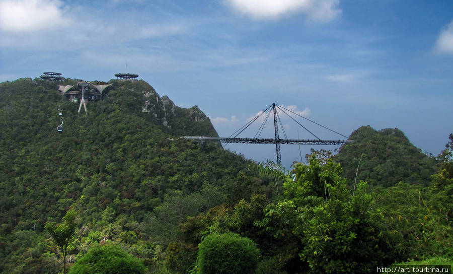 мост на вершине Лангкави остров, Малайзия