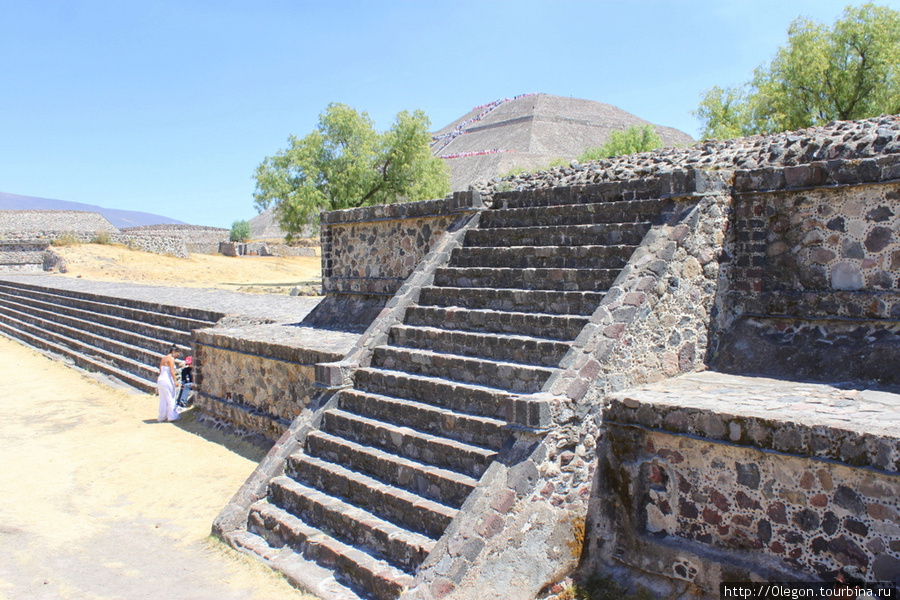 Дорога мёртвых Теотиуакан пре-испанский город тольтеков, Мексика