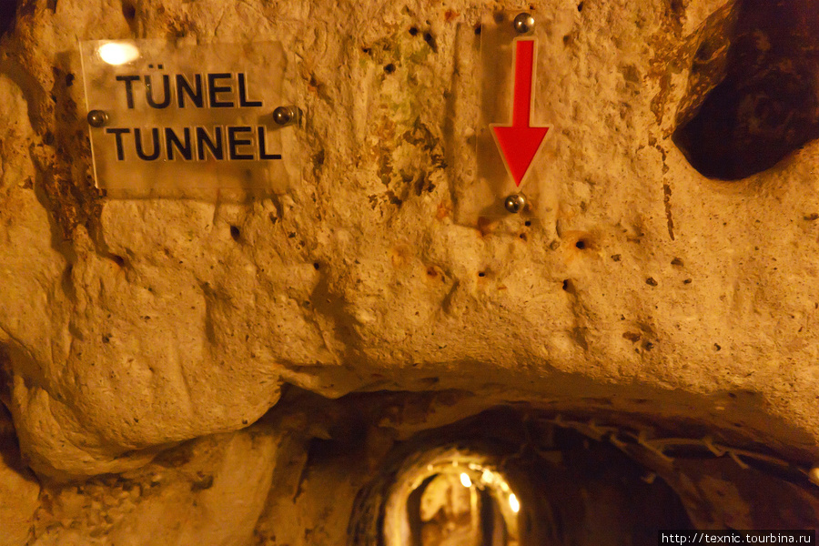 Подземный город Деринкую Деринкую, Турция