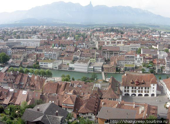 Тун - самый красивый город немецкой части Швейцарии Тун, Швейцария