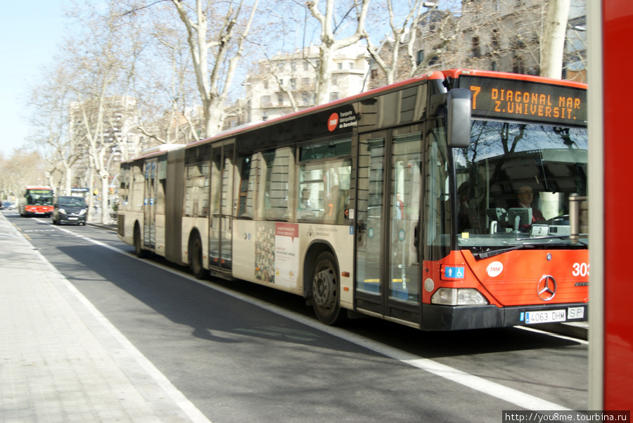городской автобус Барселона, Испания