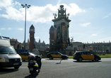 знаменитые, не работающие сейчас, фонтаны на площади Испании