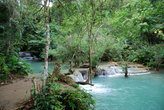 многоуровневые водопады региона Куан Си