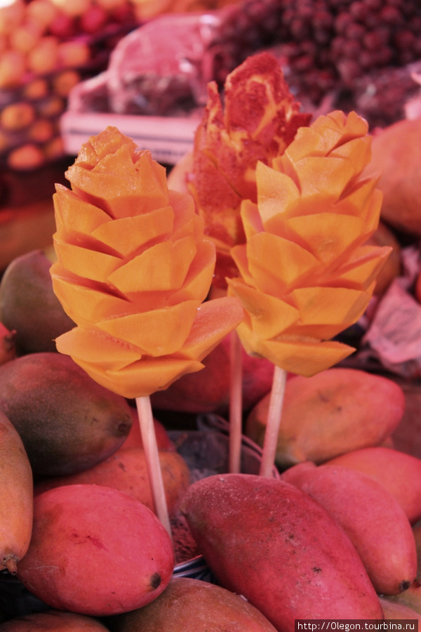 Чупа-чупс из манго Сан-Хуан-Теотиуакан, Мексика