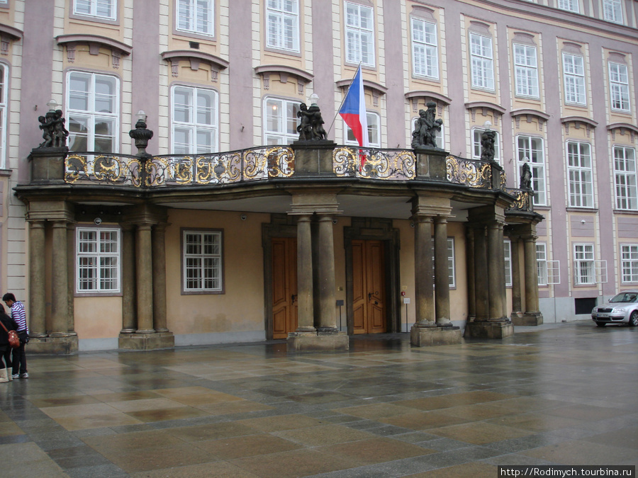 Президентский балкон Прага, Чехия