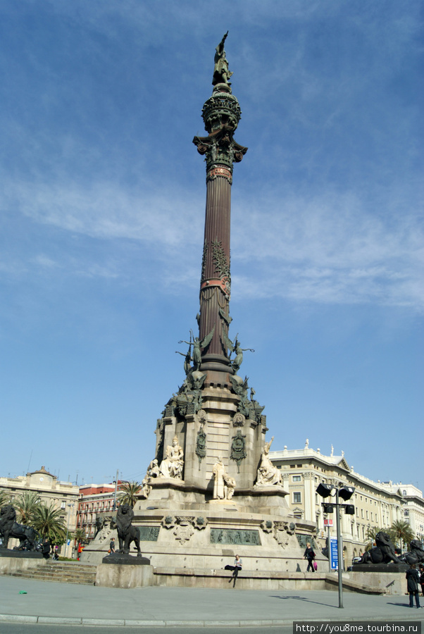 Здесь помнят Колумба Барселона, Испания