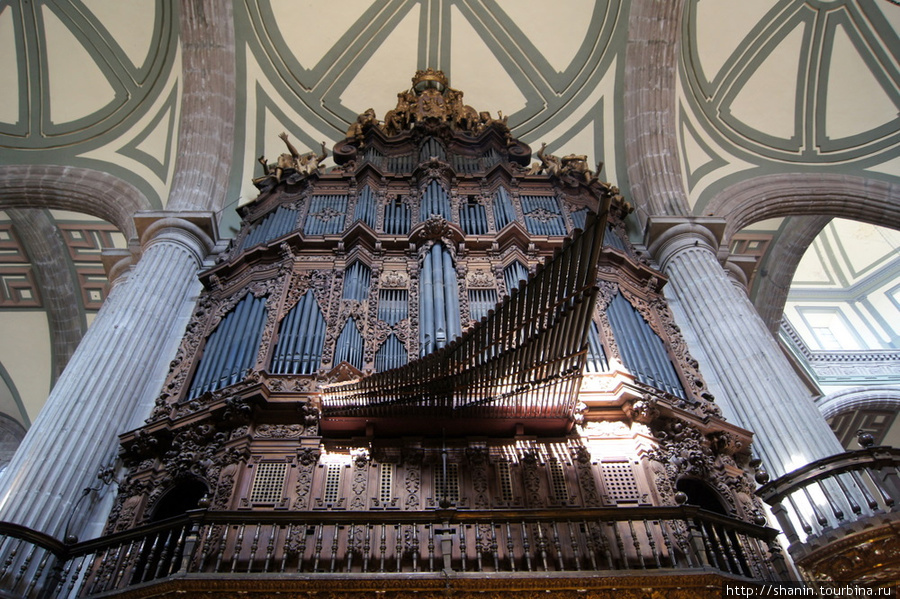 Орган в соборе Мехико, Мексика