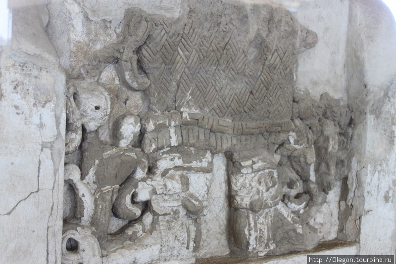 Настенная роспись культуры Майя Тласкала-де-Хикотенкатль, Мексика