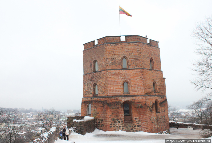 Башня Гедеминаса и виды Вильнюса с башни Вильнюс, Литва