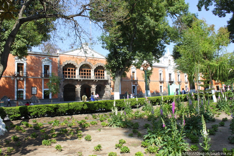 Зелёные площади города Тласкала-де-Хикотенкатль, Мексика