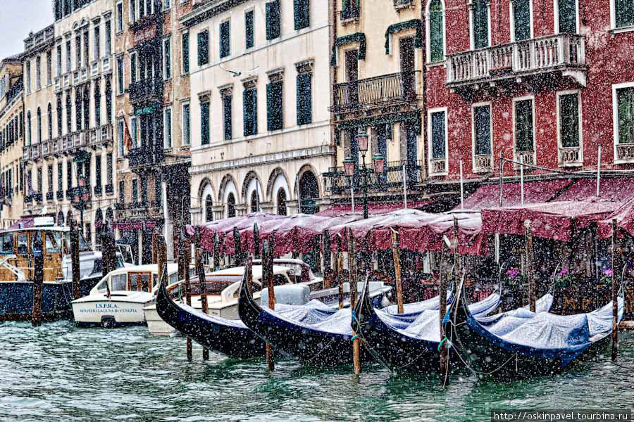 Снег в Венеции.... сон наяву ? Венеция, Италия