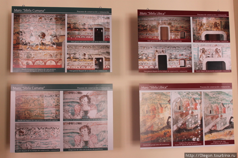 Четырёхсотлетние рисунки на стенах Пуэбла, Мексика