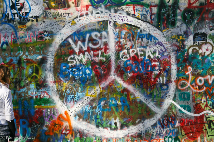 Стена Леннона Прага, Чехия