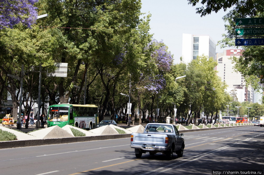 Главный проспект столицы Мехико, Мексика