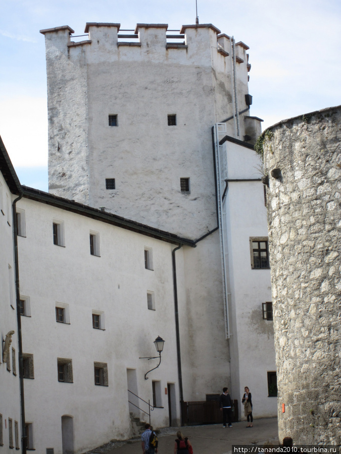 Знаменитая крепость Зальцбург, Австрия