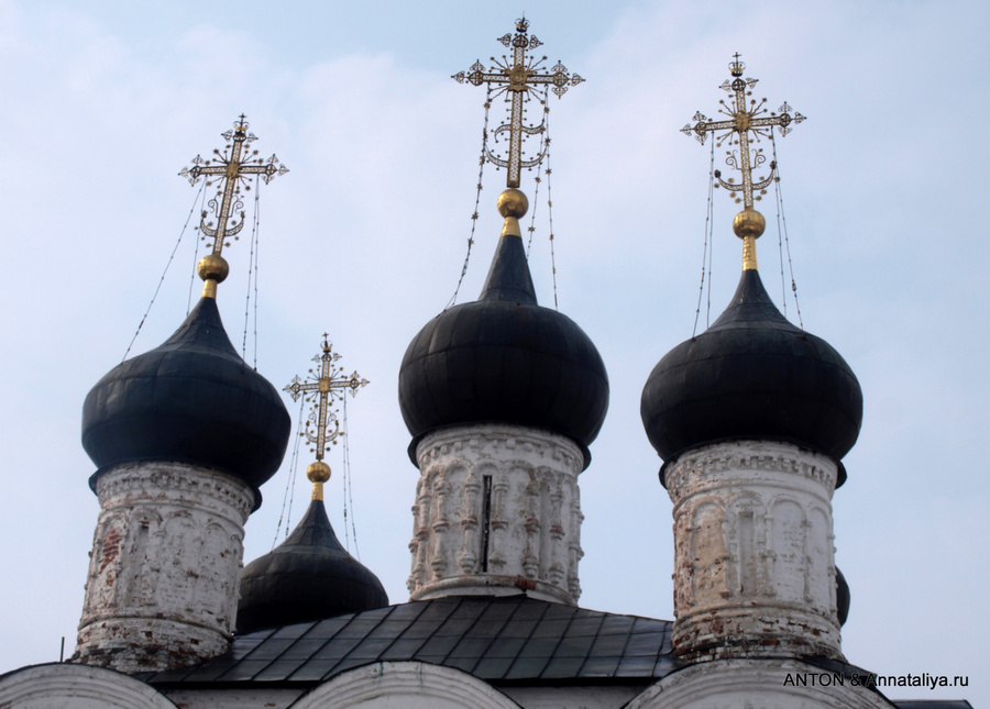 Купола Никольского собора Зарайск, Россия