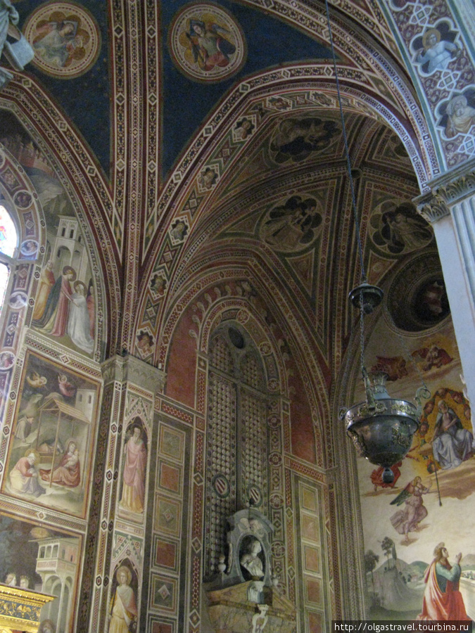 Старинные фрески. Флоренция, Италия