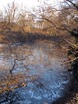 здесь примыкает парк Kastellet с замерзшим, заполненным водой, рвом.