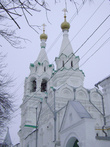 Надвратная церковь Казанской иконы Божьей Матери и колокольня