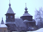 Памятник деревянного зодчества XVIII века церковь во имя преподобного Сергия Радонежского