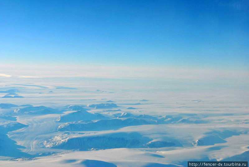 Бескрайние снега Гренландии во всей красе Гренландия
