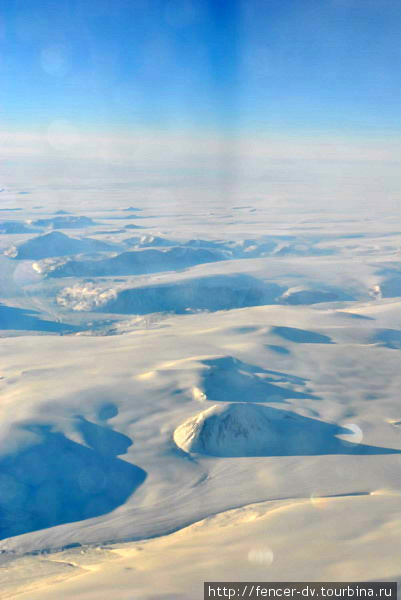 Под крылом Гренландия Гренландия