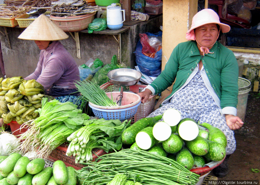 Овощи словно только с огорода. Остров Фу Куок, Вьетнам