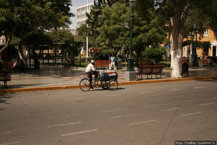 Специальный велосипед для продажи пепси Пьюра, Перу