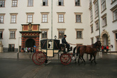 конная повозка на улицах Вены