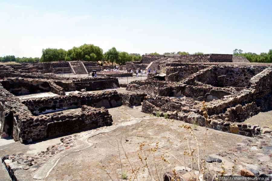 Жилой квартал Теотиуакан пре-испанский город тольтеков, Мексика