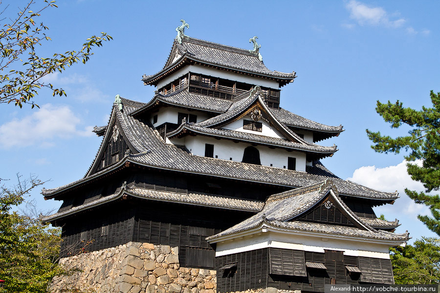 Замок самураев Мацуэ Мацуэ, Япония