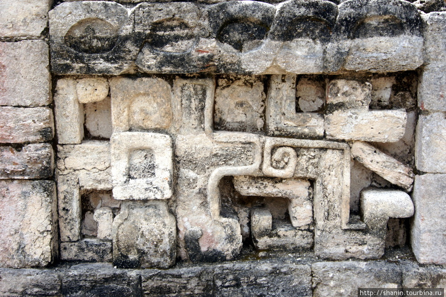 Каменный рисунок Кампече, Мексика