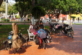 Велосипедисты-путешественники в Вальядолиде