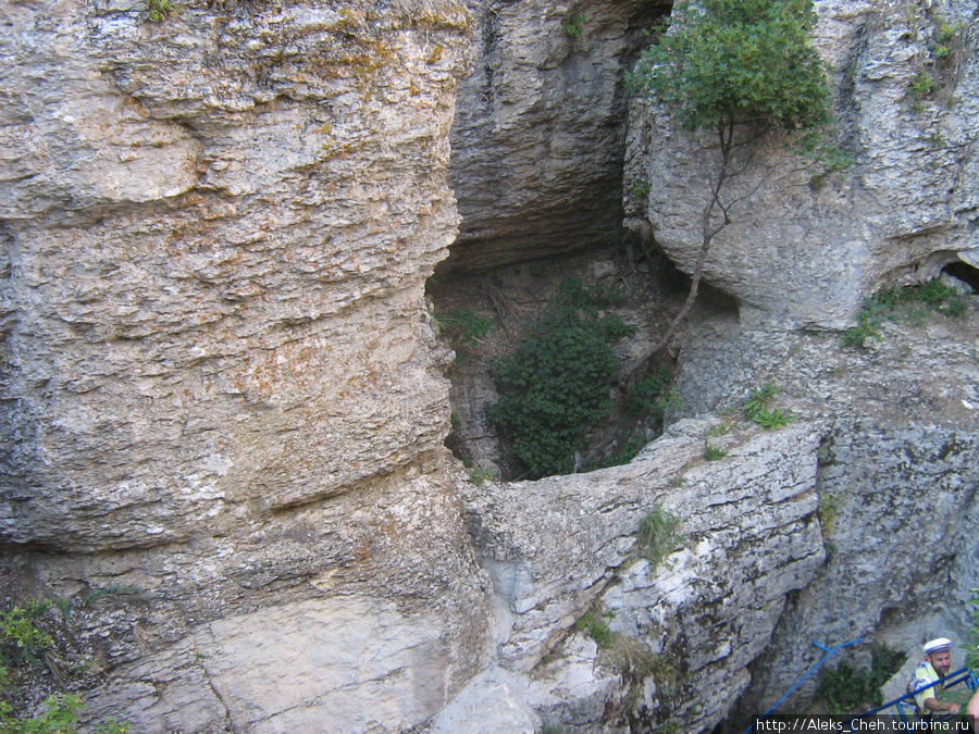 Пещера Трехглазка Мисхор, Россия