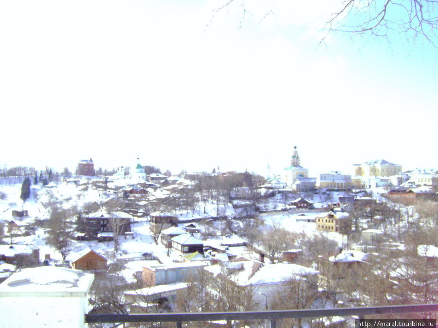 Вид на город с крутояра Владимир, Россия