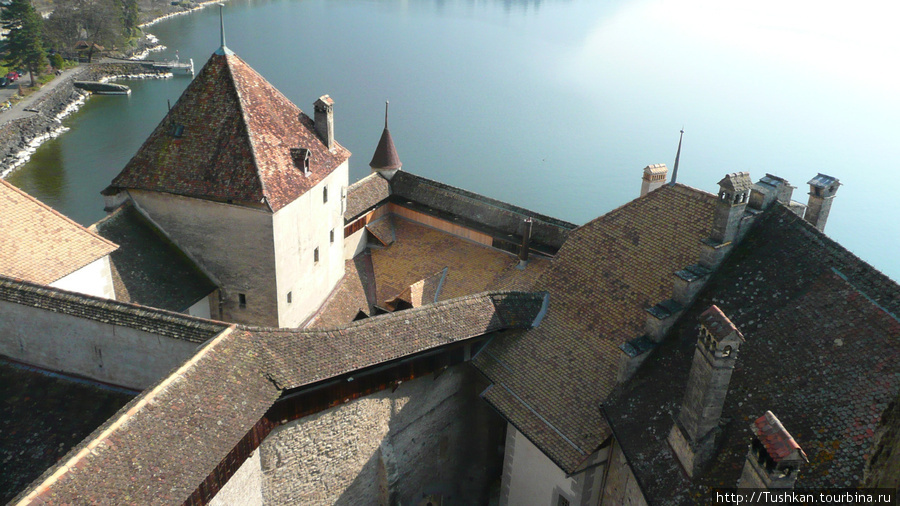 Что осталось от Шильонского замка XIIв. Монтрё, Швейцария