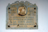 Мемориальная табличка в память о Бенито Хуаресе