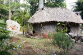 Во внутреннем дворе Музея культуры майя в Четумале
