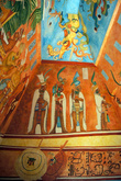 Фреска внутри гробницы майя