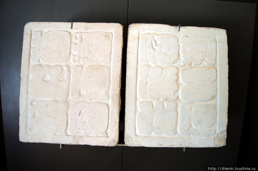 Каменные иероглифы майя Паленке, Мексика
